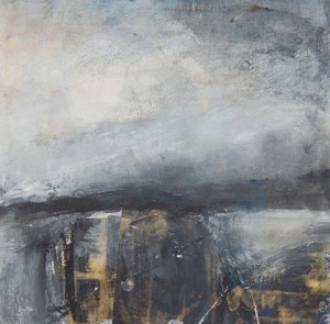 Mixed media on paper. 38 x 38cm Framed