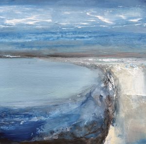 £550 Mixed media on board. 45 x 45cm. Framed