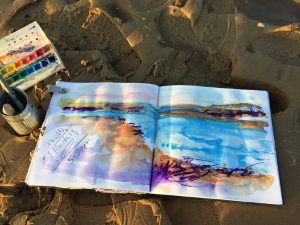 Tracey Ross, sketchbook art workshops 