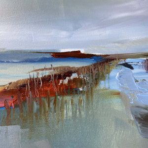 Salthouse marsh reeds by Tracey Ross 