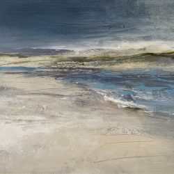 Seascape painting by painter Tracey Ross of North Norfolk, Burnham Overy